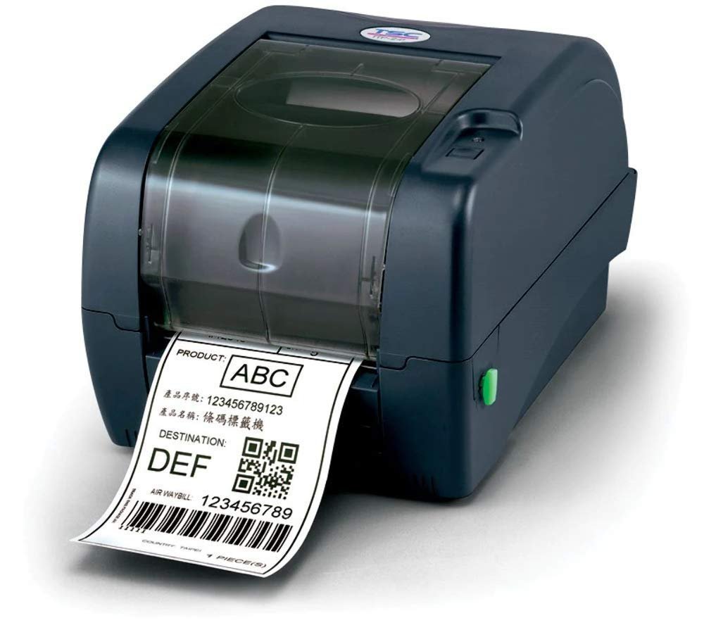 TSC TTP-247 Desktop Thermal Transfer Printer | 203dpi, 7 IPS, USB/Serial/Parallel, Black