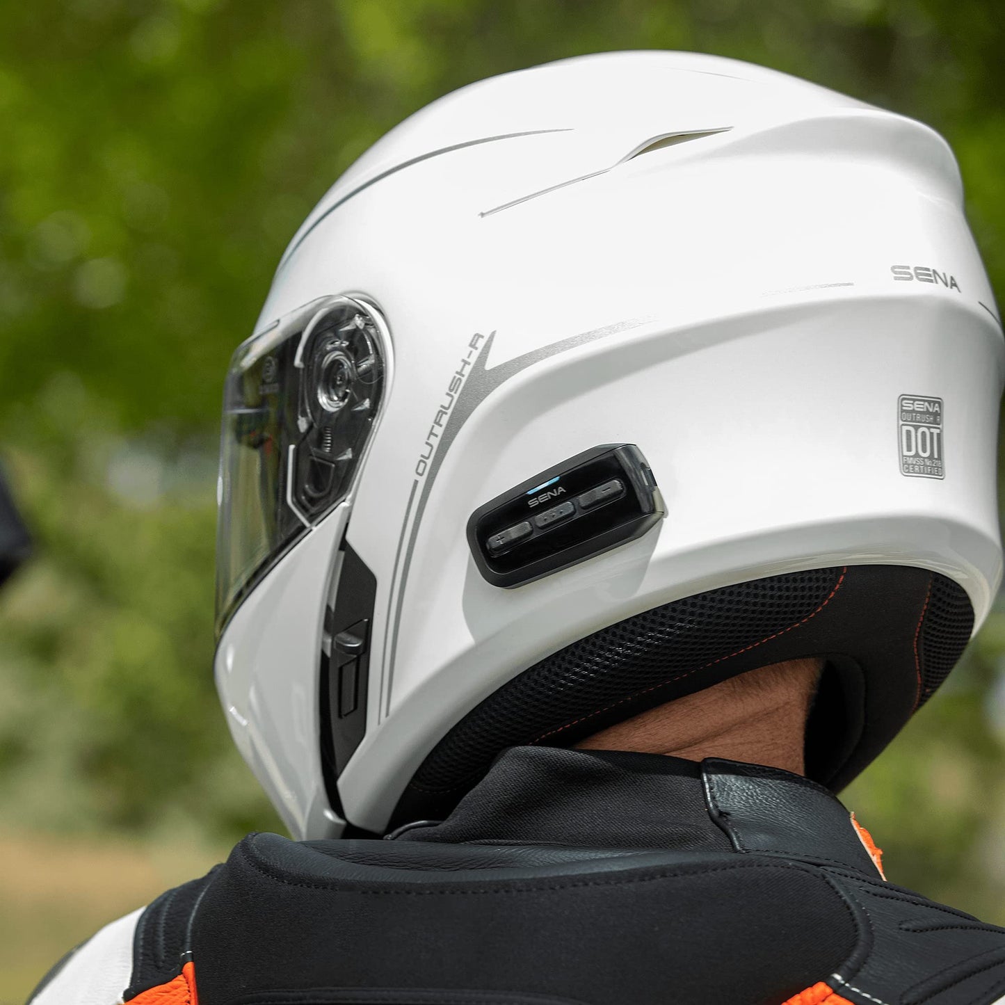SenaOutrush Bluetooth Modular Motorcycle Helmet | with Intercom System, DOT