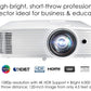 Optoma EH412ST 1080P HDR Professional Projector | Super Bright 4000 Lumens, Business Presentations, Classrooms, or Meeting Rooms, 15,000 hour lamp life, Speaker Built In , Portable