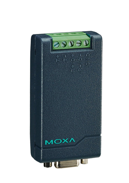 Moxa TCC-80 - Port-Powered RS-232 to RS-422/485 Converter with 15 KV Serial ESD Protection and Terminal Block on The RS-422/485 Side
