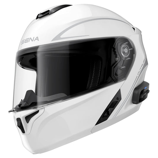 SenaOutrush Bluetooth Modular Motorcycle Helmet | with Intercom System, DOT
