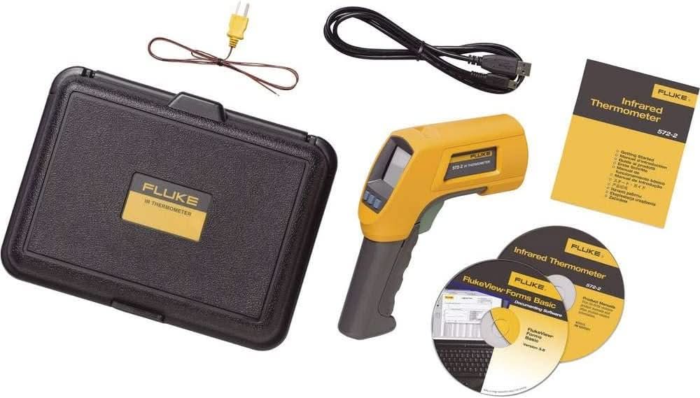 Fluke 572-2 High-Temperature Infrared Thermometer with Dual Laser