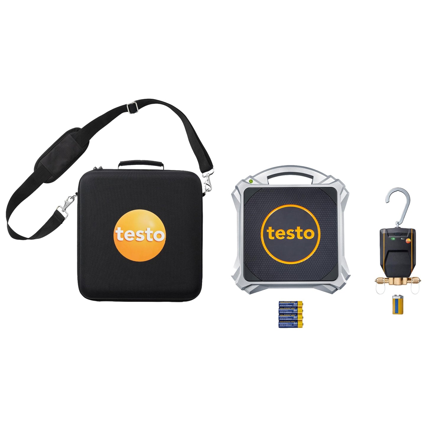 Testo 560i App-Operated Refrigerant Scale Set – Reloading Scale and Carrying Bag