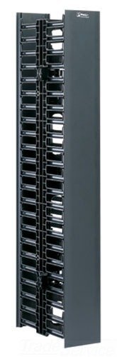 Panduit WMPV45E Vertical Cable Management, Black
