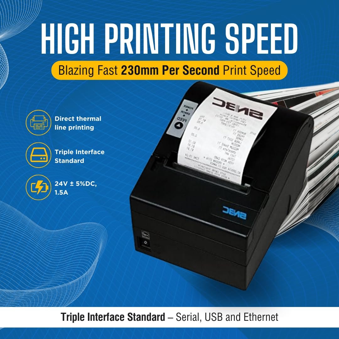 SNBC BTP-R880NP Thermal Receipt Printer with USB and Serial Connection