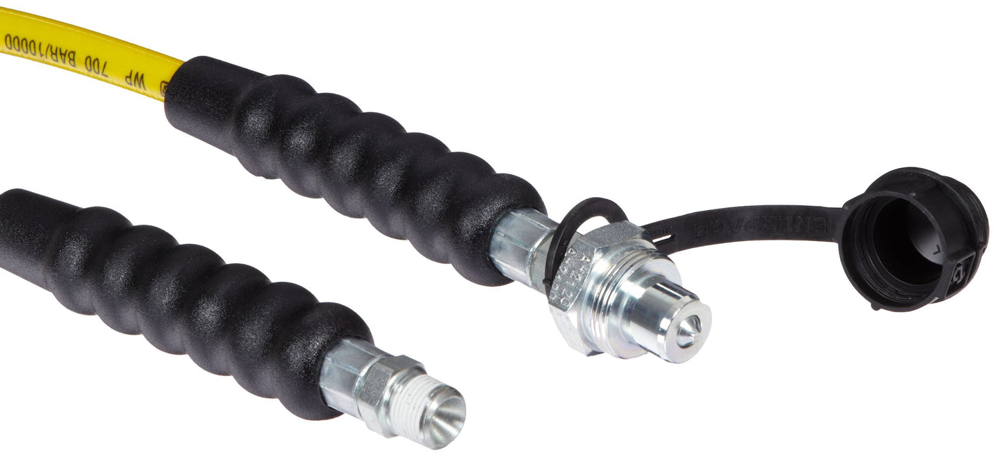 Enerpac HC-7206 6' High Pressure Hydraulic Hose | Coupler 3/8" Thread