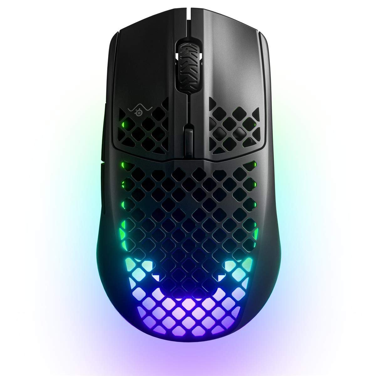 SteelSeries Aerox 3 Wireless - Super Light Gaming Mouse - 18,000 CPI TrueMove Air Optical Sensor - Ultra-lightweight Water Resistant Design - 200 Hour Battery Life