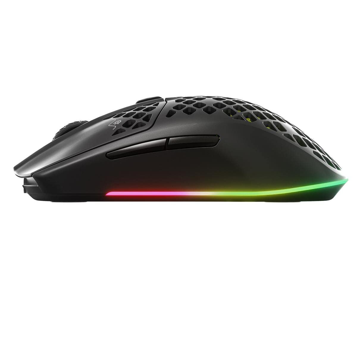 SteelSeries Aerox 3 Wireless - Super Light Gaming Mouse - 18,000 CPI TrueMove Air Optical Sensor - Ultra-lightweight Water Resistant Design - 200 Hour Battery Life