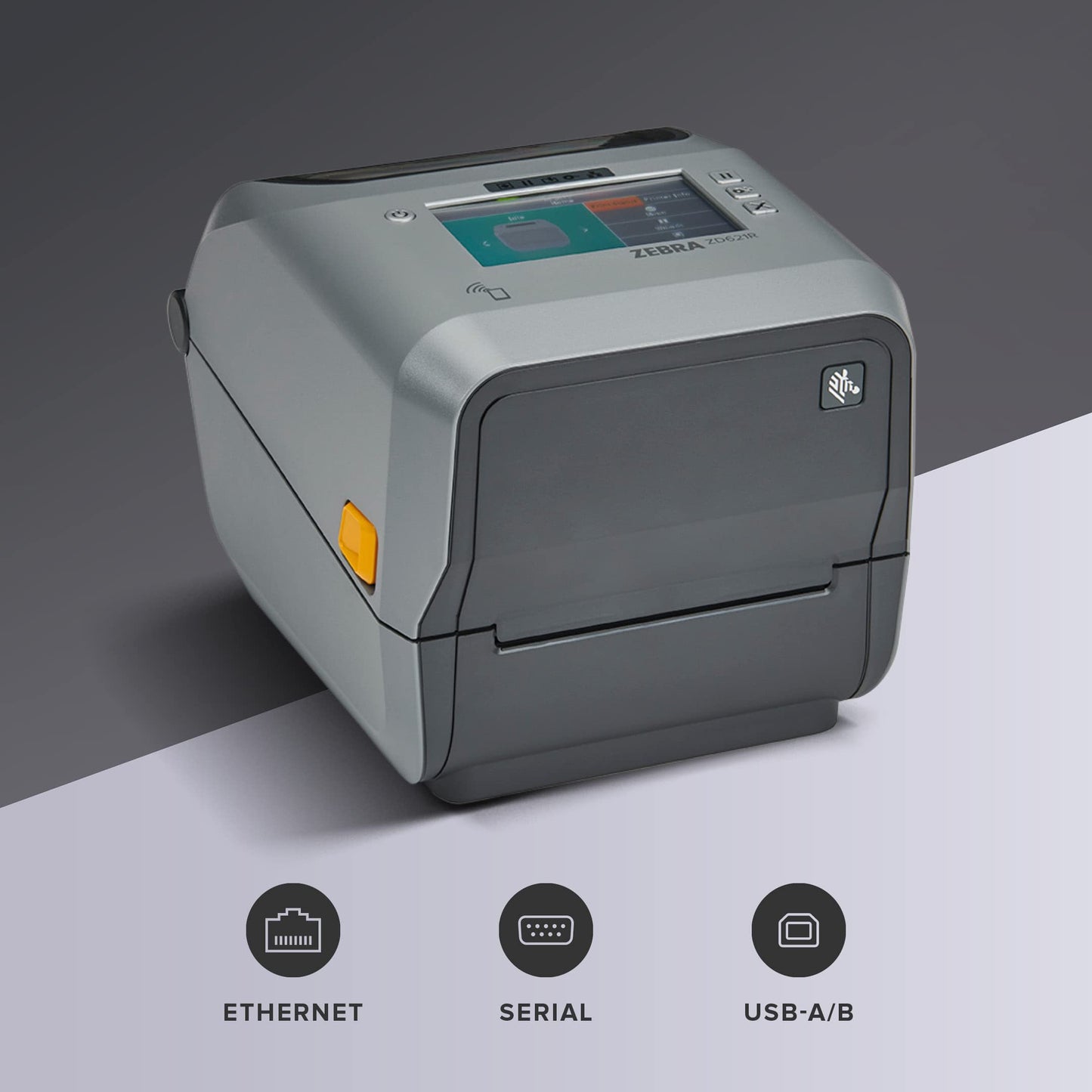 ZEBRA ZD621 Thermal Shipping Label Printer 4"| 300 DPI | No Ink Required | 4x6 | Color LCD Screen | USB, Serial, Ethernet, Tap to Print NFC| 2 Year Warranty | UPS/USPS/FedEx | Direct Thermal