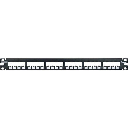 Panduit CP24BLY 24-Port Flat Patch Panel, Black