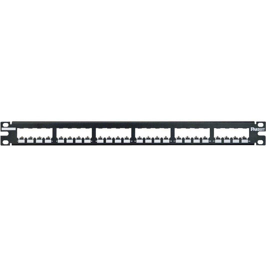 Panduit CP24BLY 24-Port Flat Patch Panel, Black