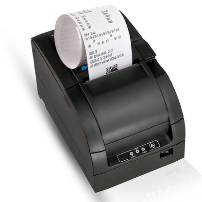 SNBC 132081 Model BTP-M300A Impact Receipt Printer, Black; with Internal Power Supply (Compatible with Popular POS Software Applications) (USB, WiFi)