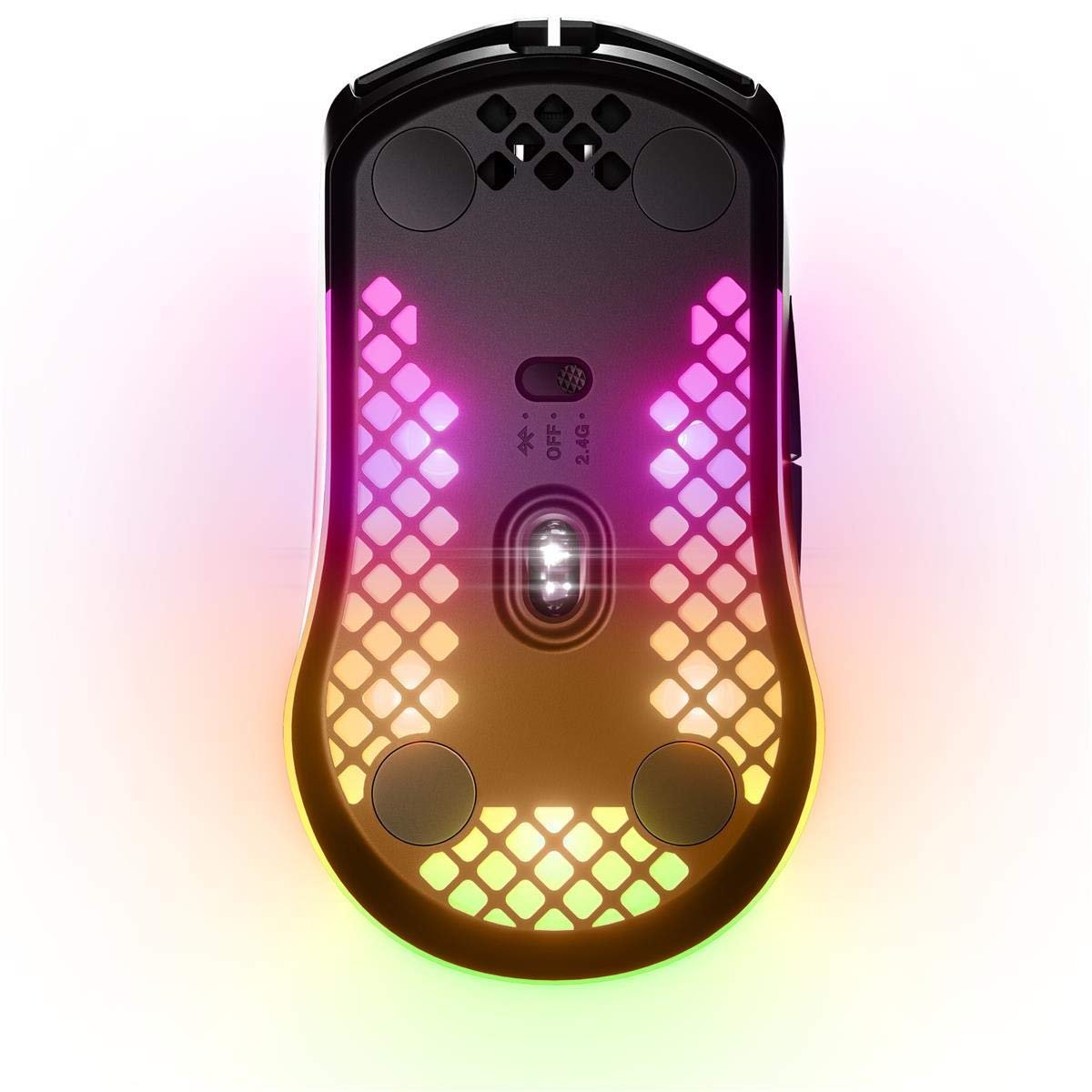 SteelSeries Aerox 3 Wireless - Super Light Gaming Mouse - 18,000 CPI TrueMove Air Optical Sensor - Ultra-lightweight Water Resistant Design - 200 Hour Battery Life