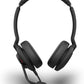 Jabra Evolve2 30 SE Wired Stereo Noise-Cancelling Headset - Features 2-Microphone Call Technology and USB-A Cable - MS Teams Certified, Works with All Other Platforms - Black