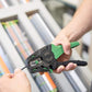 206-1125 | WAGO Quickstrip Vario Wire Stripper| Integrated Wire Cutter | 32-6 AWG | [Pack of 1],Green/Black
