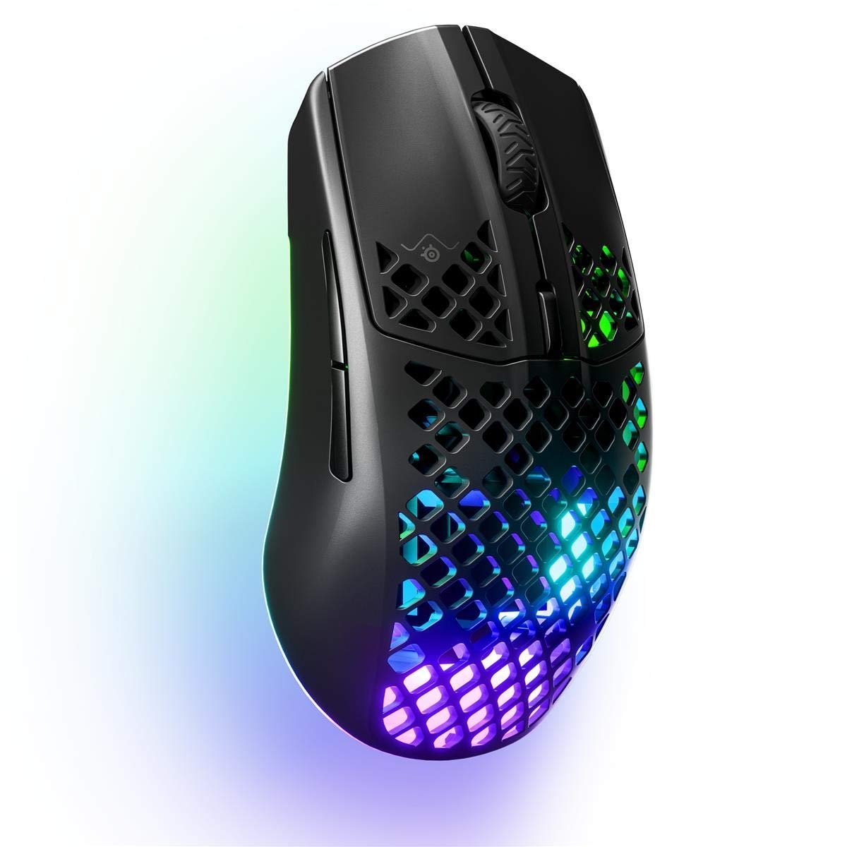 SteelSeries Aerox 3 Wireless - Super Light Gaming Mouse - 18,000 CPI TrueMove Air Optical Sensor - Ultra-lightweight Water Resistant Design - 200 Hour Battery Life