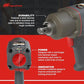 Ingersoll Rand 2146Q1MAX 3/4-Inch Drive, Air Impact Wrench, Quiet, 2,000 ft-lbs Nut-busting torque, Maintenance Duty, Pistol Grip, Standard Anvil , Gray