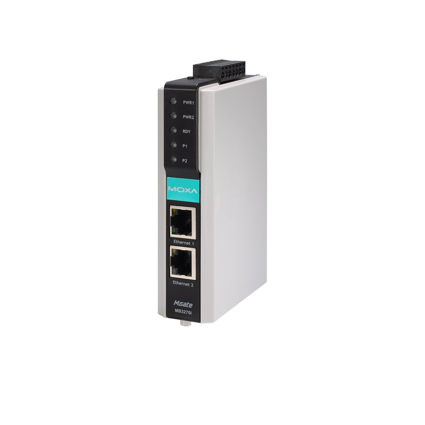 Moxa MGate MB3270-2 Port RS-232/422/485 Advanced Modbus TCP to Serial Communication Gateway