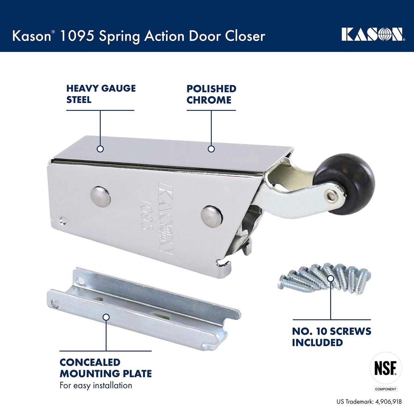 Kason 1095 Spring Action Door Closer