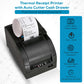 SNBC 132361 Model BTP-M300A Impact Receipt Printer, Black; with Cutter, Internal Power Supply (Compatible with Popular POS Software Applications)