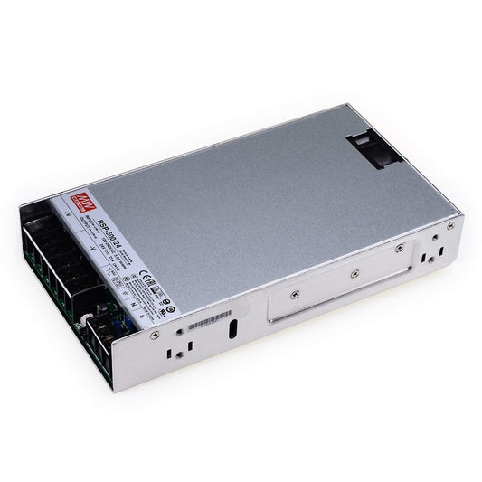 Mean Well RSP-500-24 DC Power Supply 500W/24V/21A PFC | for 3D Printer, LED Strip Light, Industrial Control System
