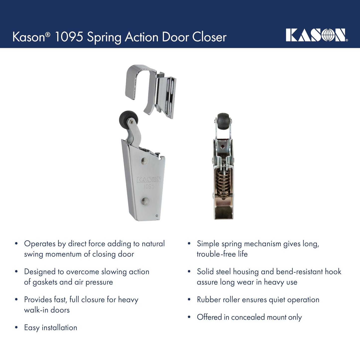 Kason 1095 Spring Action Door Closer