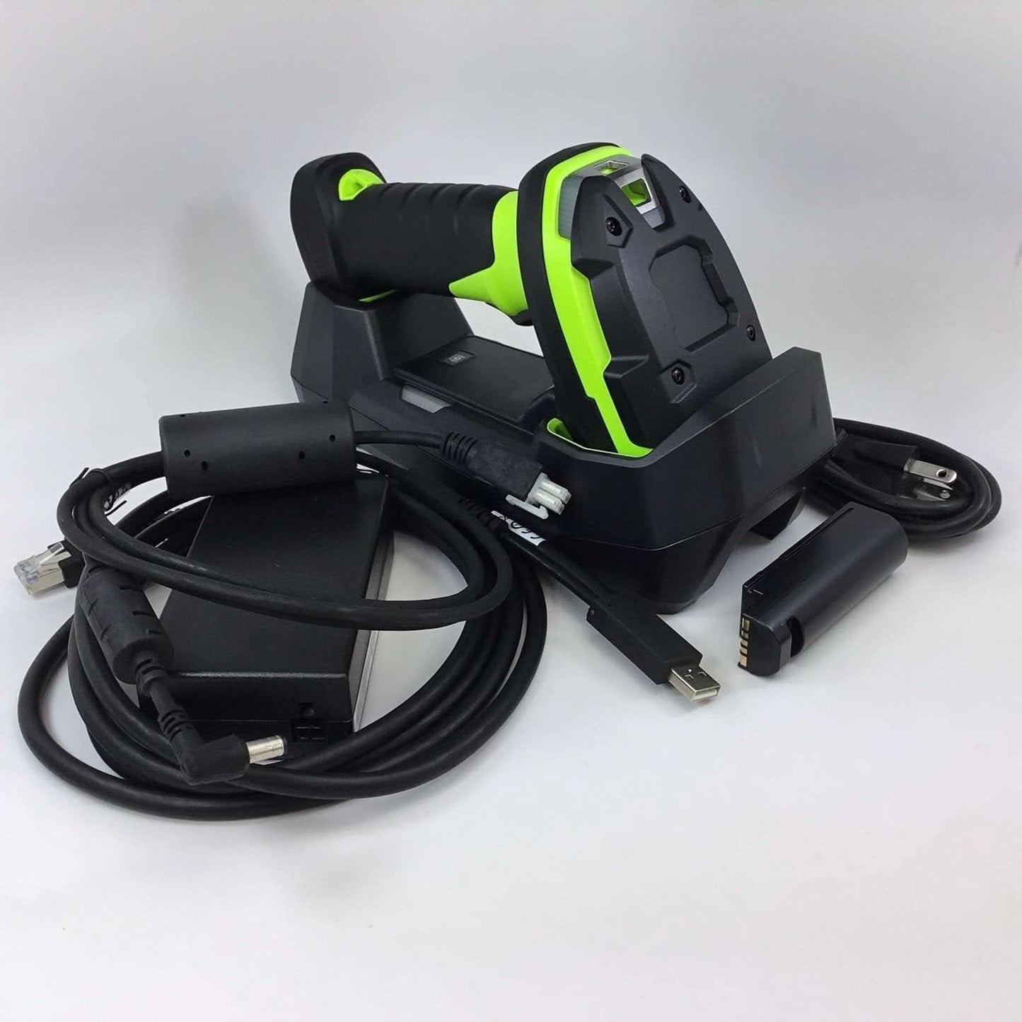 Zebra DS3678-HD Barcode Scanner Kit | Ultra-Rugged Cordless, 1D/2D Imager, Bluetooth, FIPS, IP52, Vibration Motor, Includes Cradle & Power Supply
