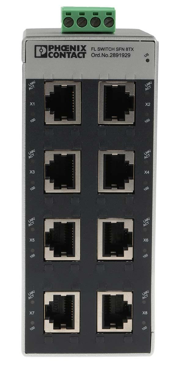 Phoenix Contact 2891929 FL Switch SFN 8TX