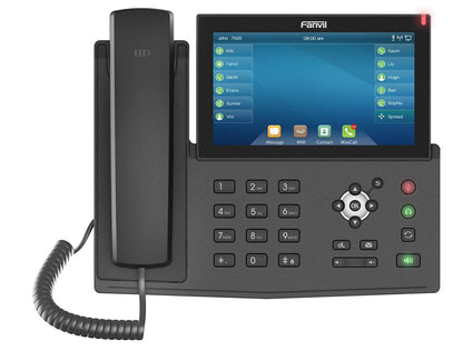 Fanvil X7 Enterprise VoIP Phone｜7-Inch Color Touch Screen, 20 SIP Lines, Power Adapter Not Included