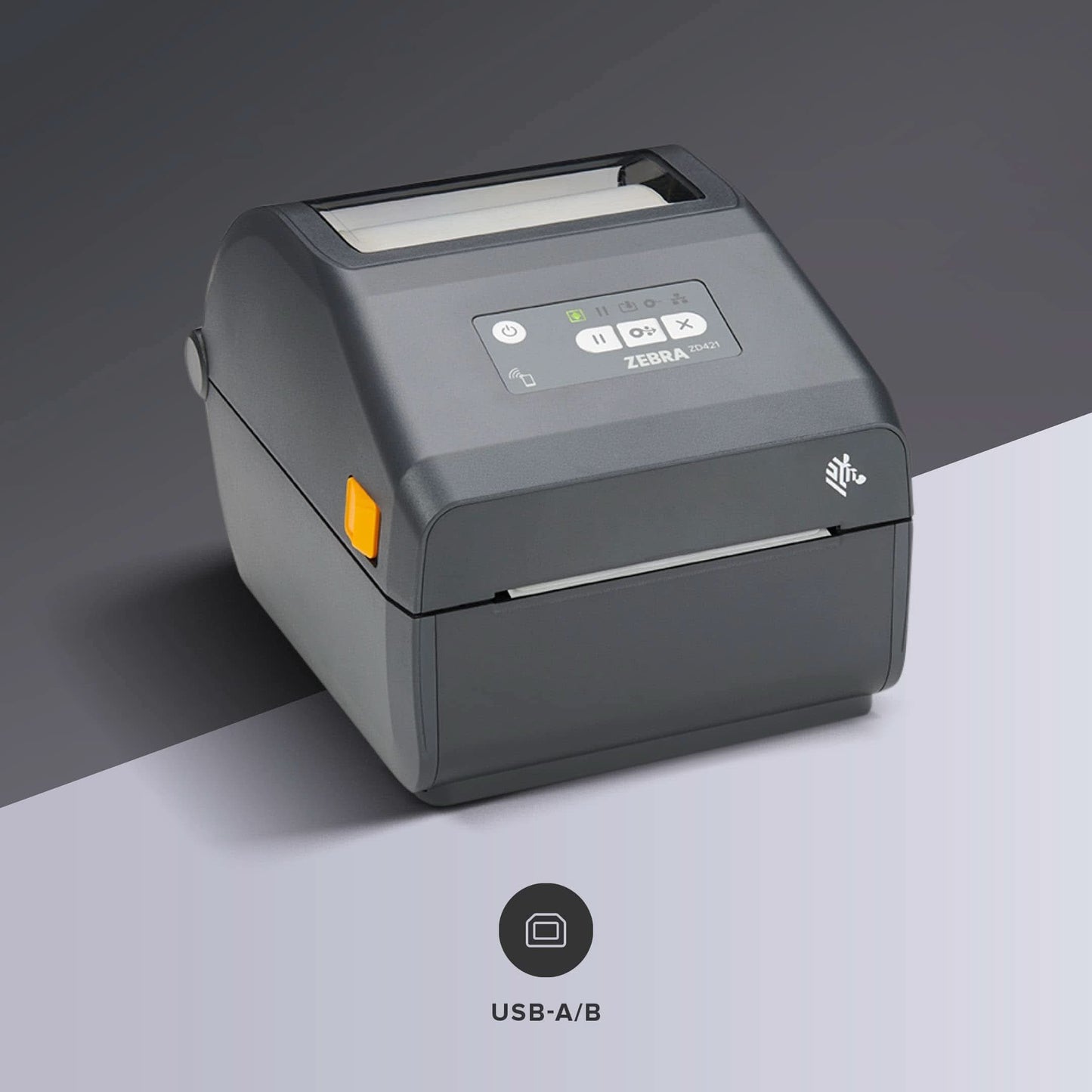 Zebra ZD421 8UM760 Label Printer | 4" Direct Thermal, USB, Compact Desktop