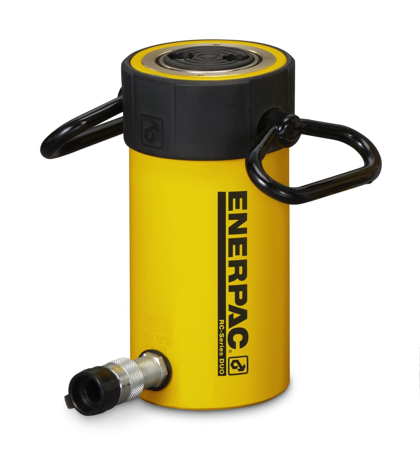 Enerpac RC-502 Single-Acting Alloy Steel Hydraulic Cylinder with 50 Ton Capacity, Single Port, 2" Stroke