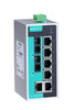 MOXA EDS-208A-MM-SC - Unmanaged Ethernet Switch with 6 10/100BaseT(X) Ports, and 2 100BaseFX Multi-Mode Ports with SC Connectors, -10 to 60°C