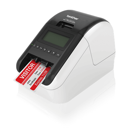 Brother QL810W Ultra-Fast Wireless Label Printer – Black