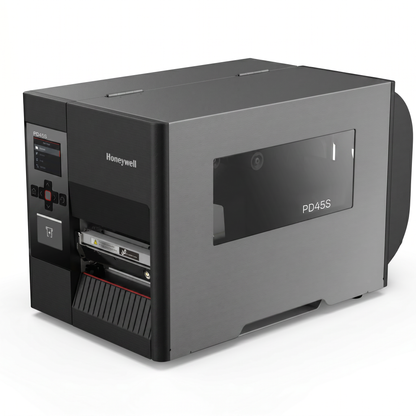 Honeywell PD45S Industrial Thermal Transfer & Direct Thermal Label Printer, 4-inch Barcode & label Printer, 203/300 DPI High-Resolution USB Model with LED Icon Control